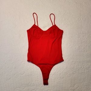 Red bodysuit sz M